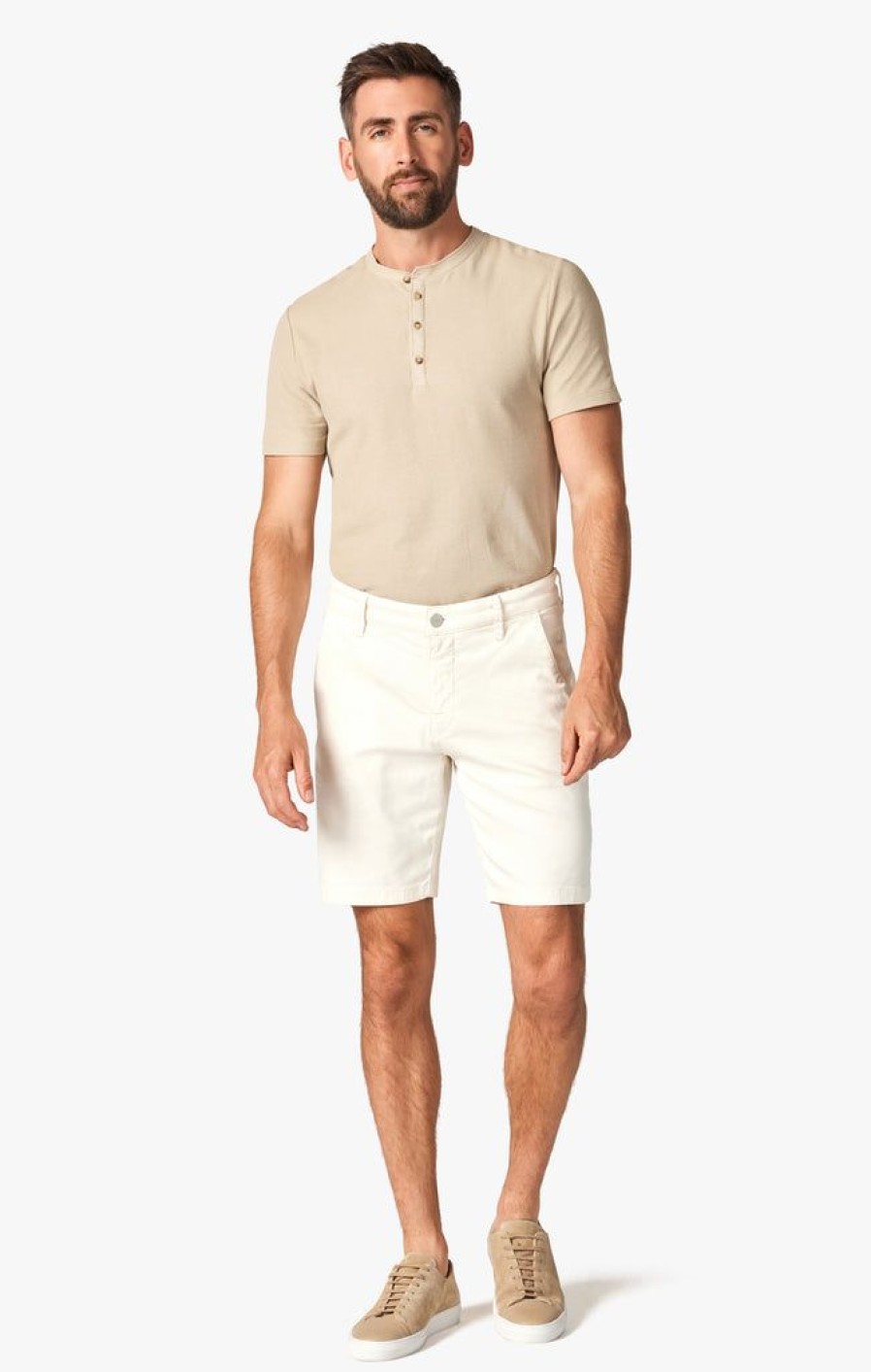 Shorts 34 Heritage | Nevada Shorts In Coconut Soft Touch