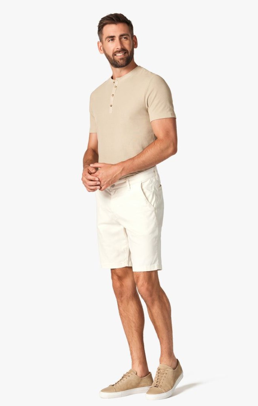 Shorts 34 Heritage | Nevada Shorts In Coconut Soft Touch