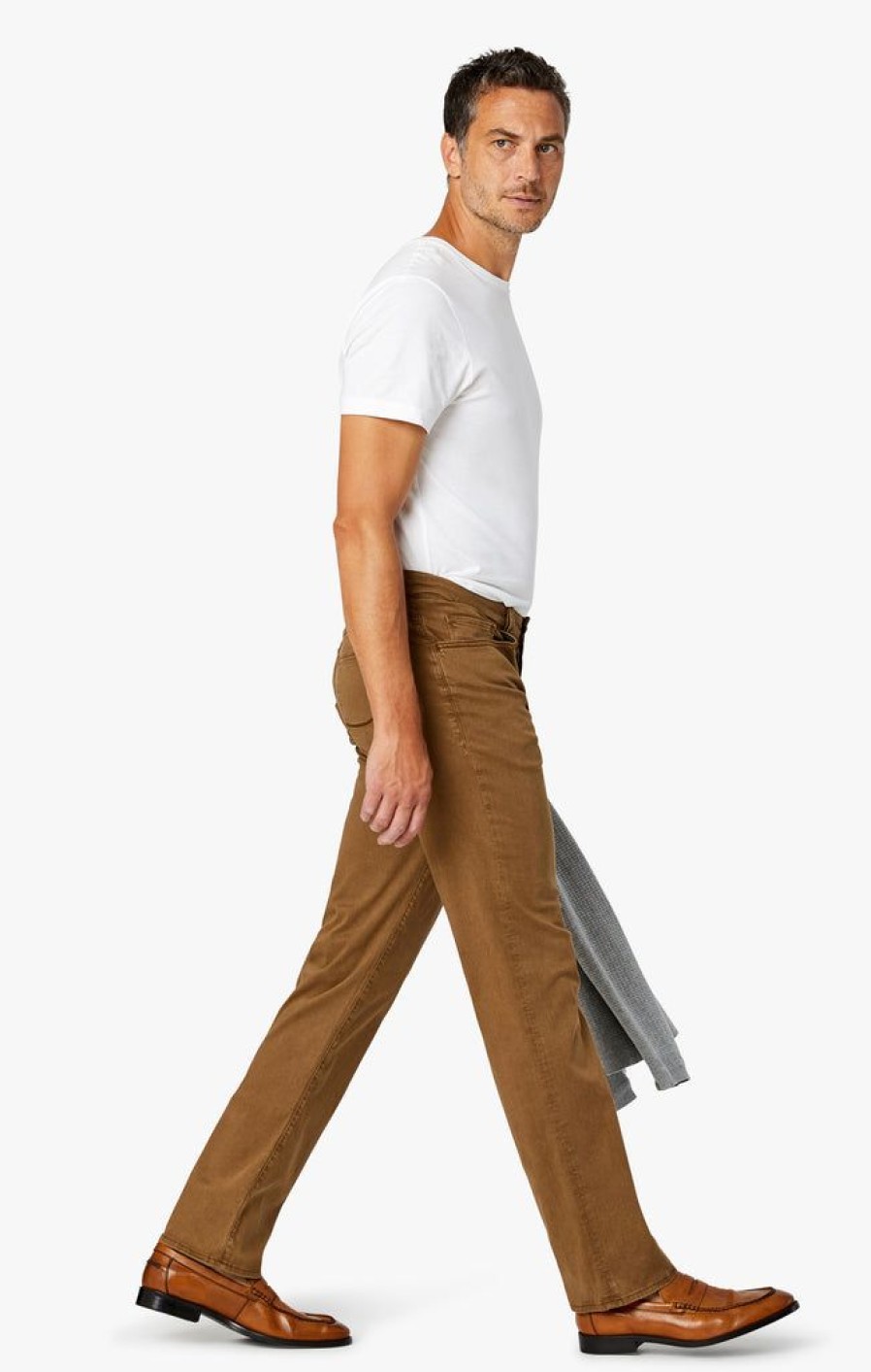 Pants 34 Heritage | Charisma Relaxed Straight Leg In Tobacco Twill