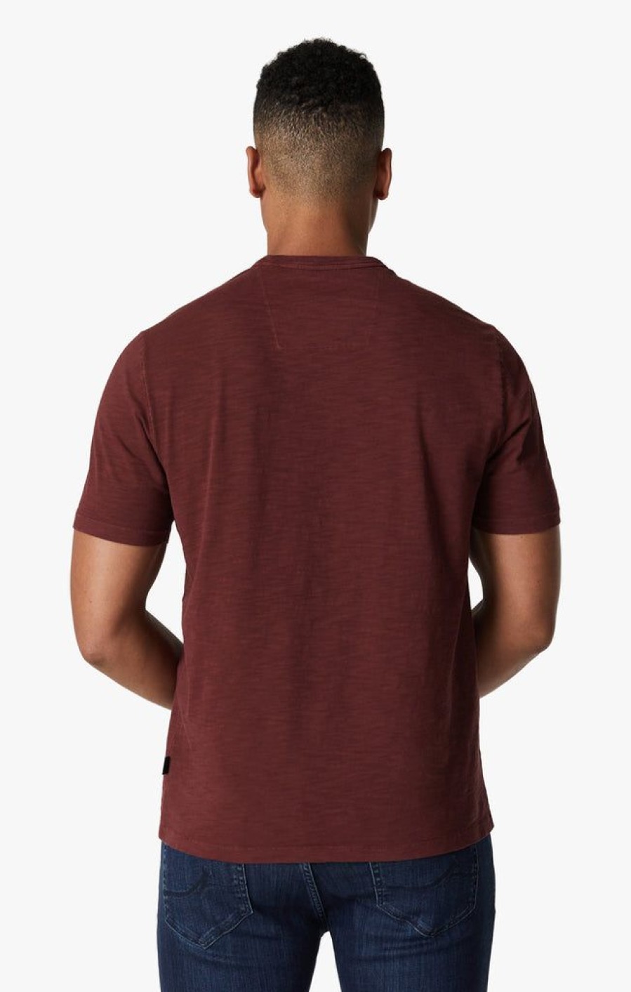 T-Shirts 34 Heritage | Slub Crew Neck T-Shirt In Port