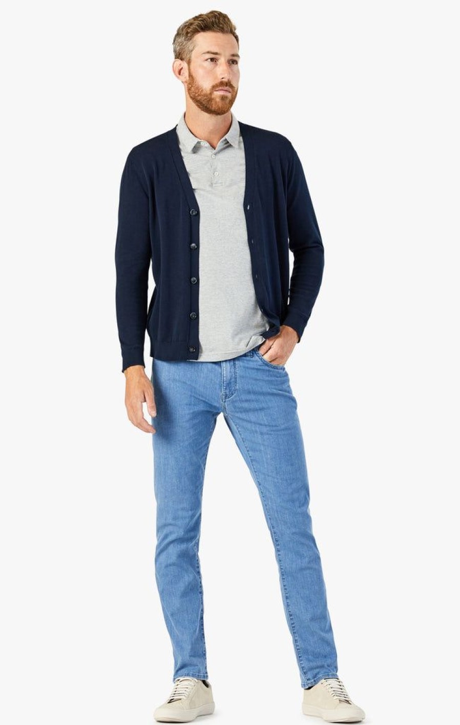 Denim 34 Heritage | Charisma Relaxed Straight Jeans In Light Kona