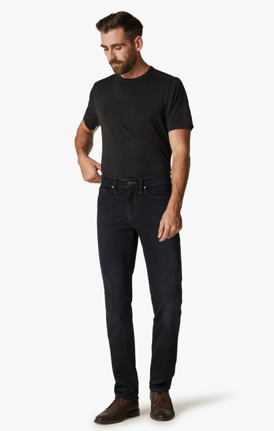 Denim 34 Heritage | Charisma Relaxed Straight Jeans In Midnight Austin