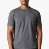 T-Shirts 34 Heritage | Slub Crew Neck T-Shirt In Winter Grey