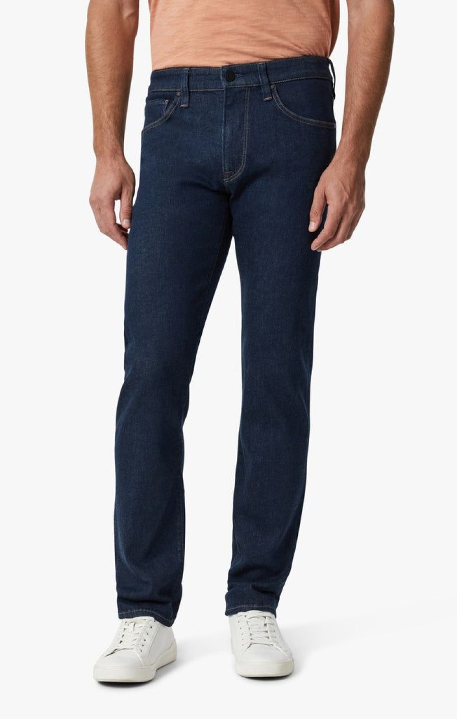 Denim 34 Heritage | Courage Straight Leg Jeans In Rinse Selvedge