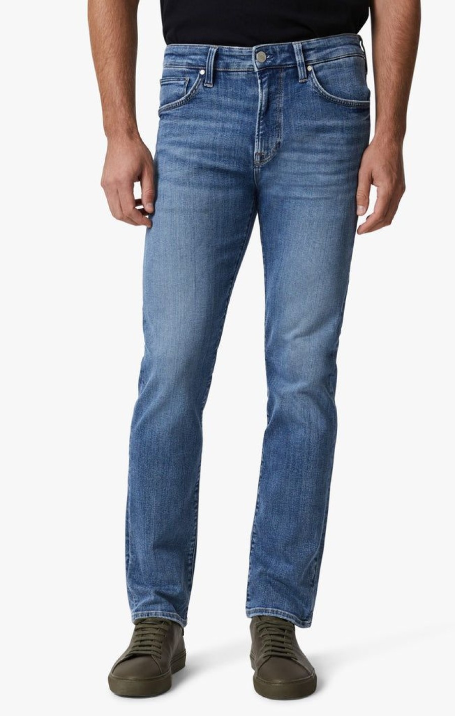 Denim 34 Heritage | Courage Straight Leg In Light Shaded Organic