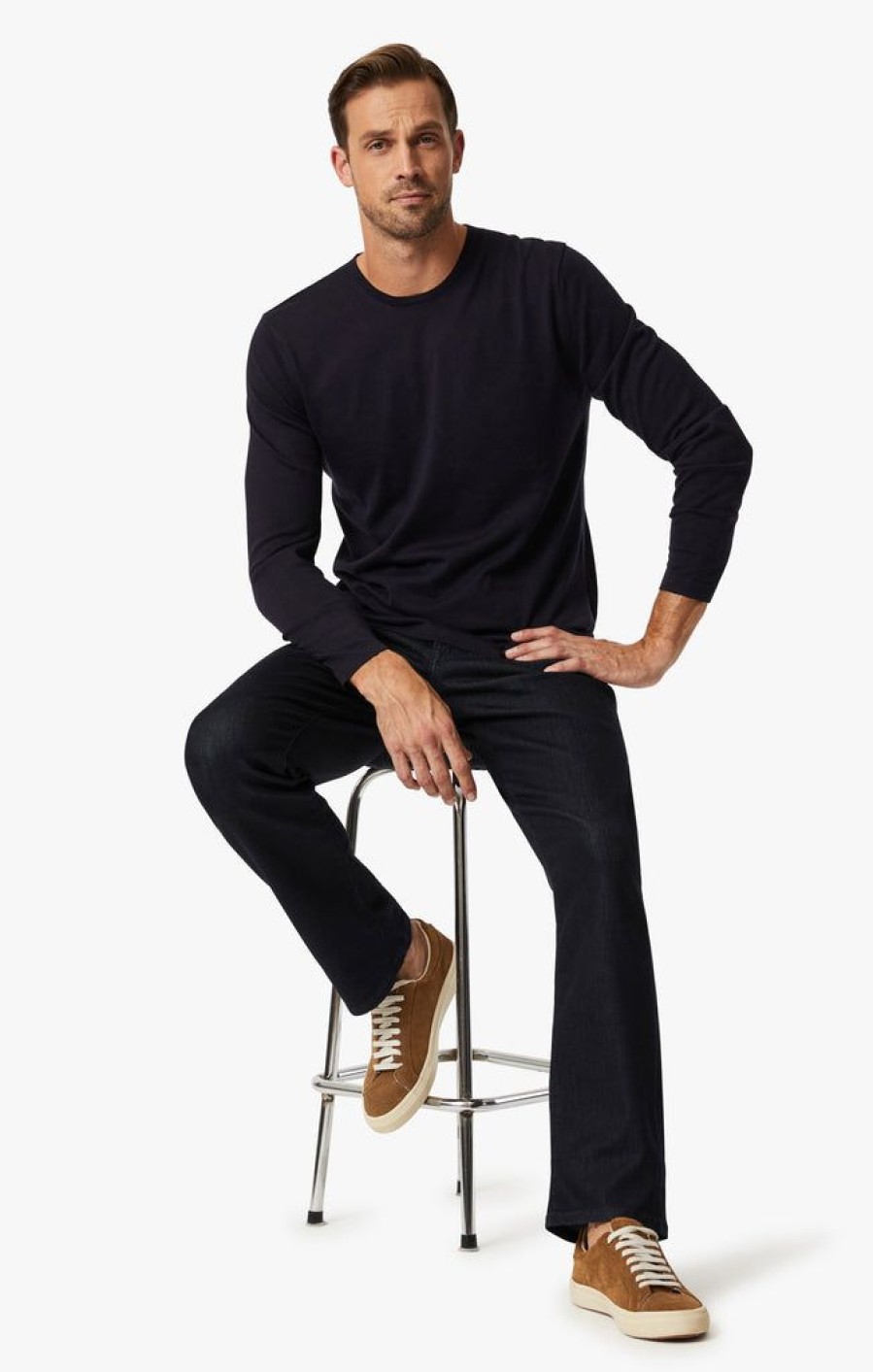 Denim 34 Heritage | Charisma Relaxed Straight Leg Jeans Midnight Tonal Urban