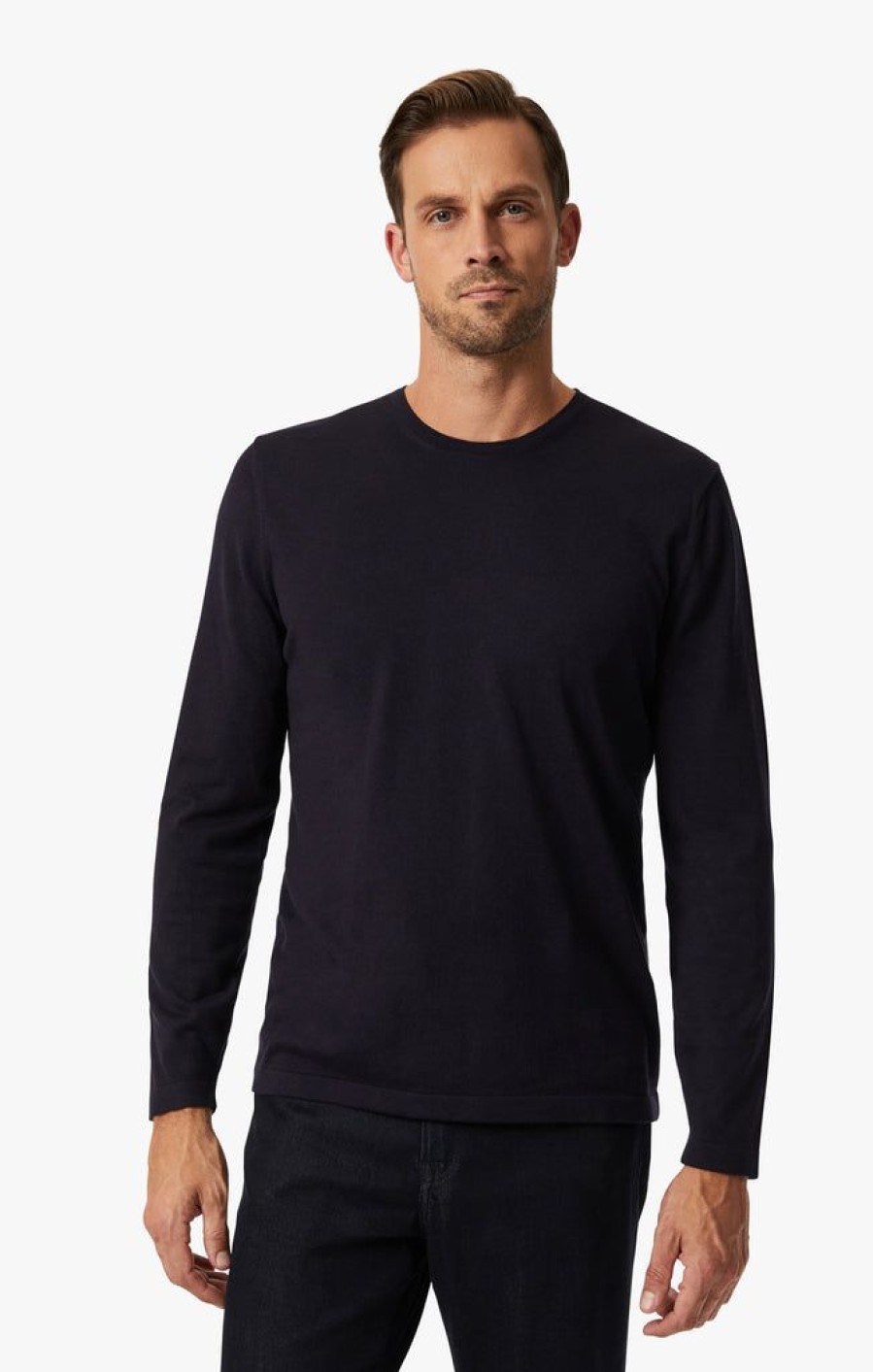 Sweaters 34 Heritage | Crew Neck Sweater In Navy