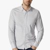 Shirts 34 Heritage | Horizontal Stripe Shirt In Indigo