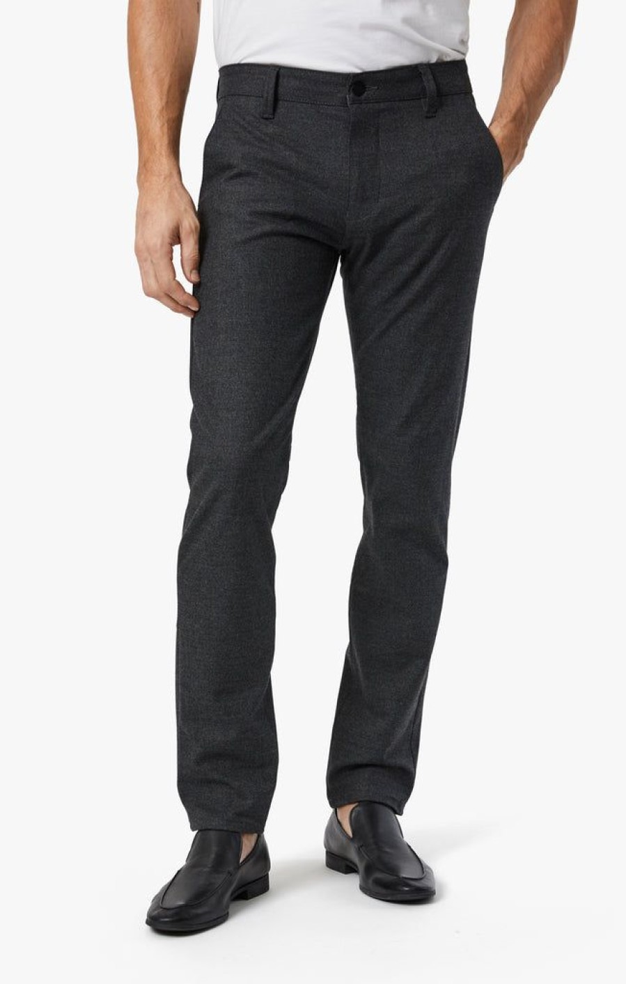 Pants 34 Heritage | Verona Slim Leg Chino Pants In Smoke Elite Check