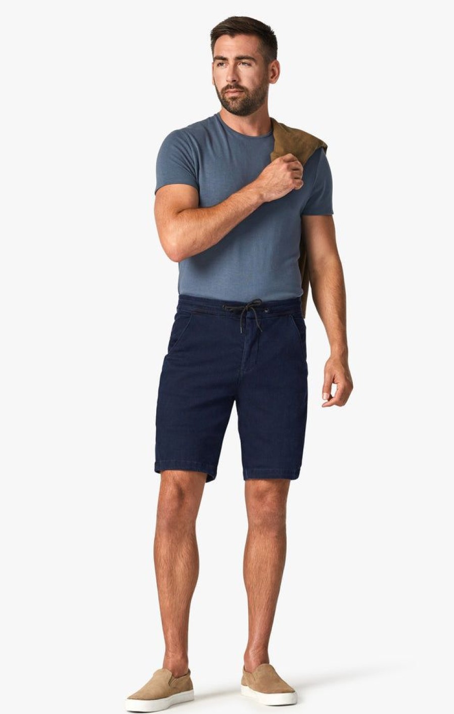 Shorts 34 Heritage | Conor Shorts In Deep Blue Soft Sporty