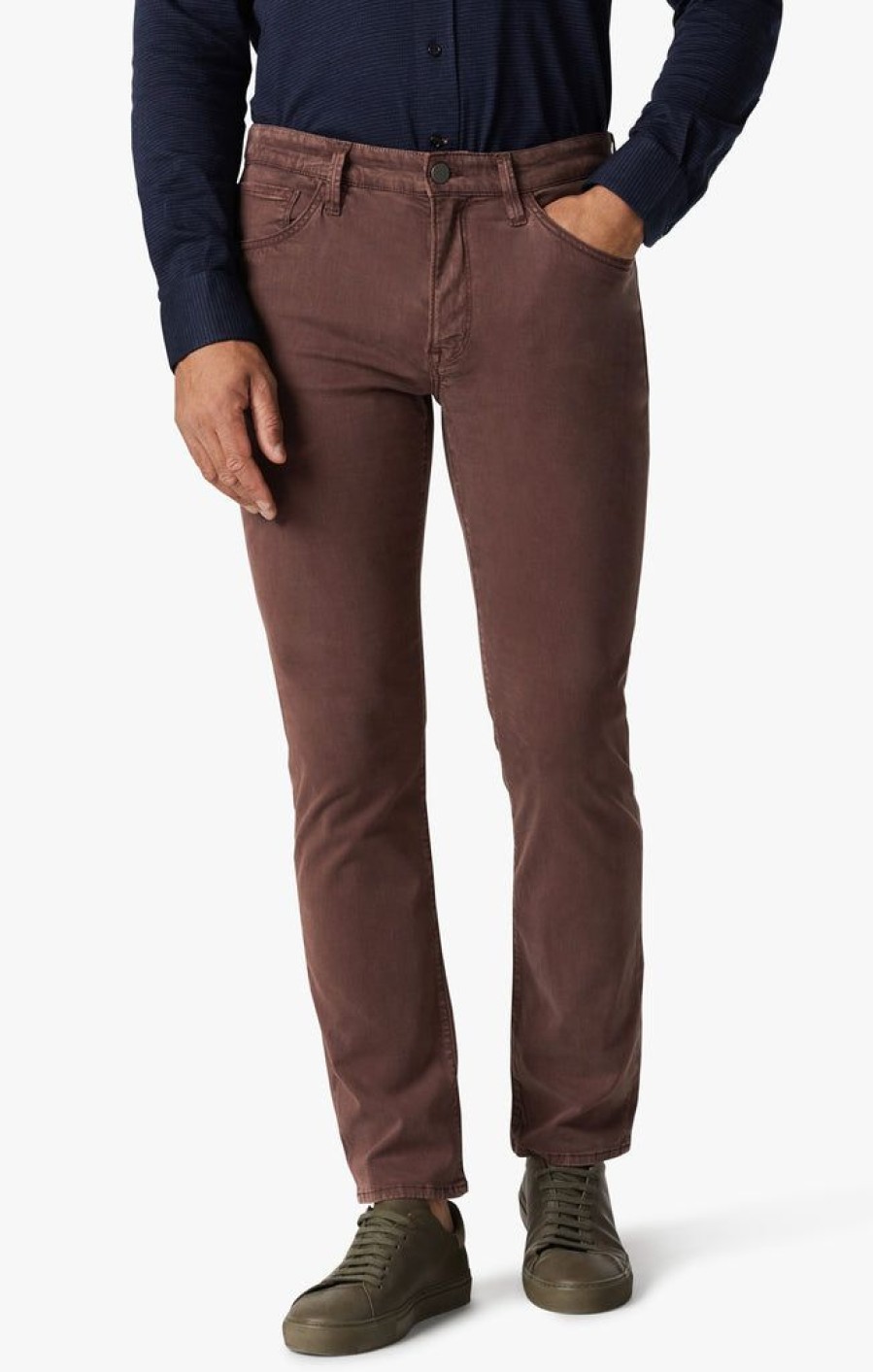 Pants 34 Heritage | Courage Straight Leg Pants In Mahogany Twill