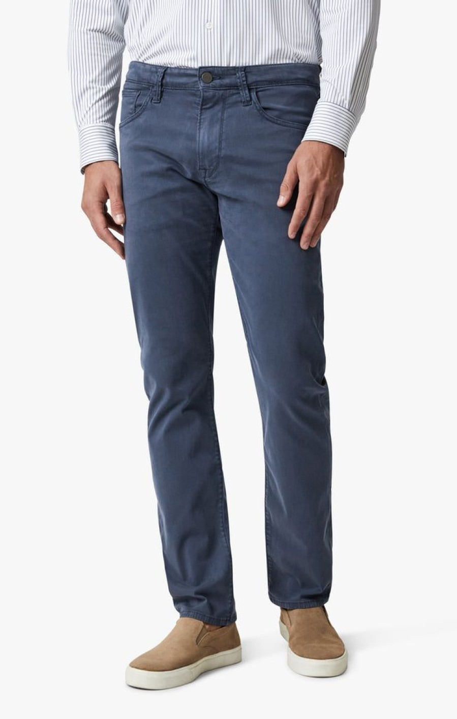 Pants 34 Heritage | Courage Straight Leg Pants In Dark Denim Twill