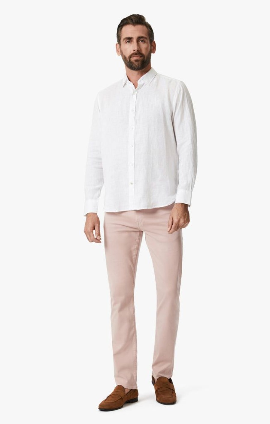 Pants 34 Heritage | Courage Straight Leg Pants In Blushed Twill