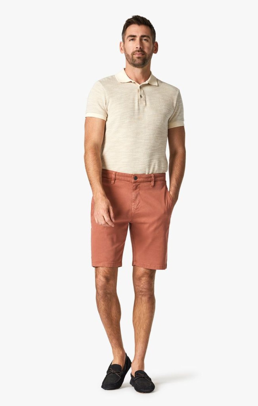 Shorts 34 Heritage | Nevada Shorts In Brick Soft Touch