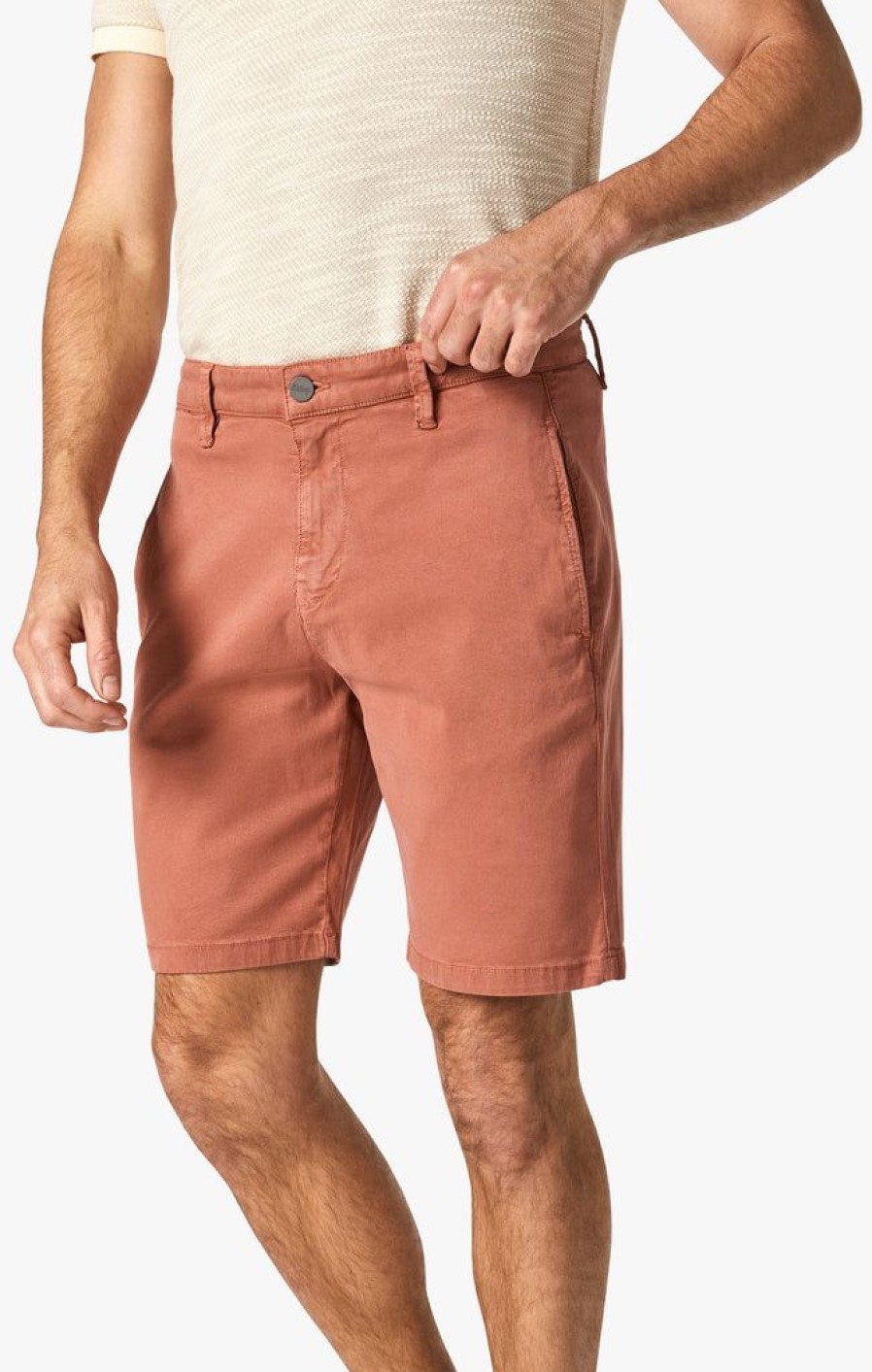 Shorts 34 Heritage | Nevada Shorts In Brick Soft Touch