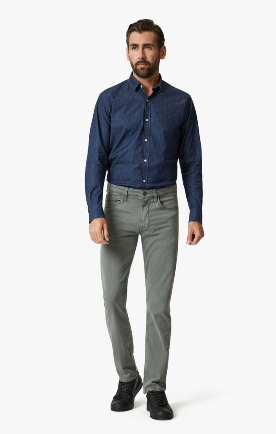 Pants 34 Heritage | Cool Tapered Leg Pants In Sedona Sage Twill