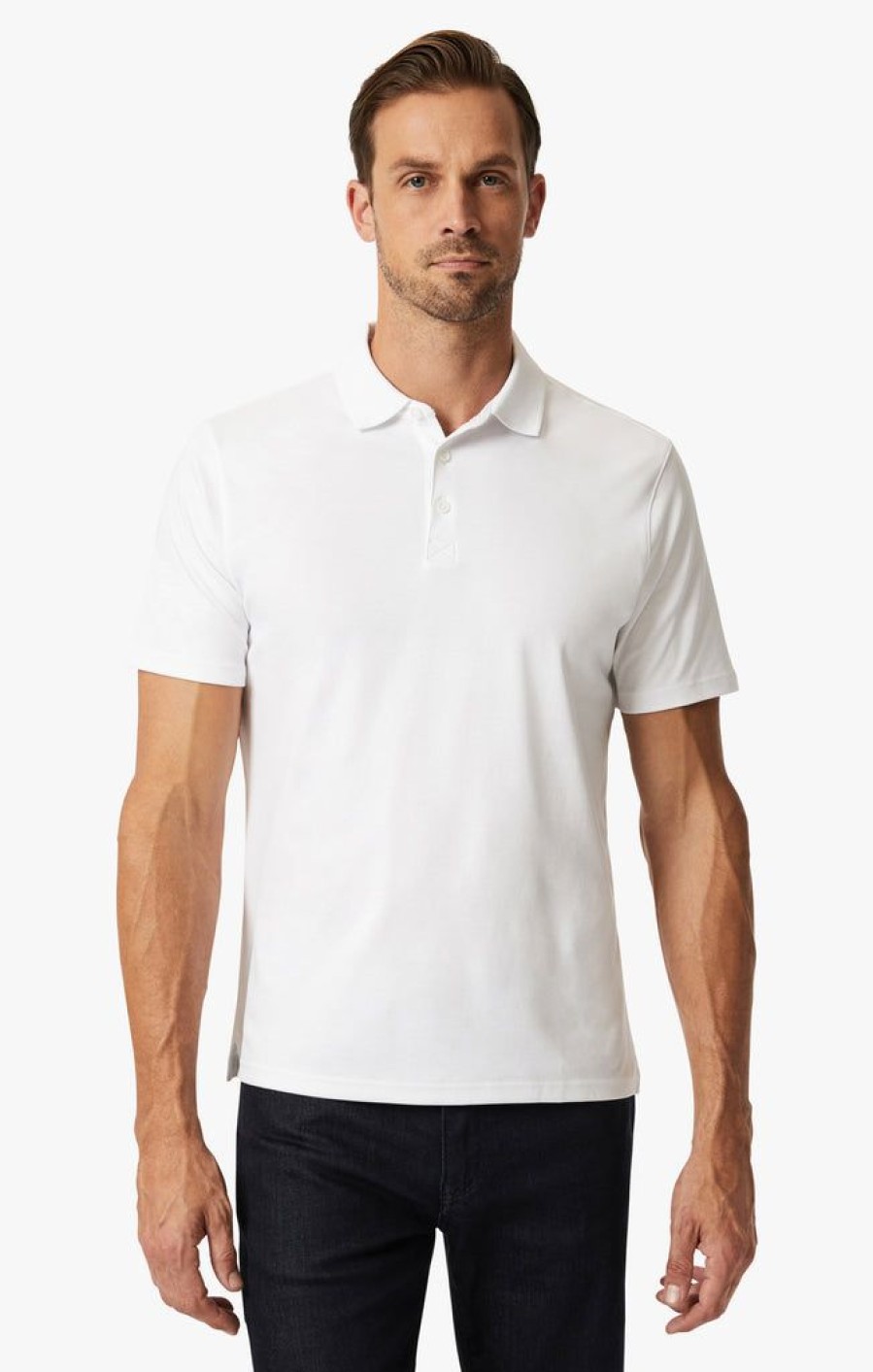 T-Shirts 34 Heritage | Polo T-Shirt In White