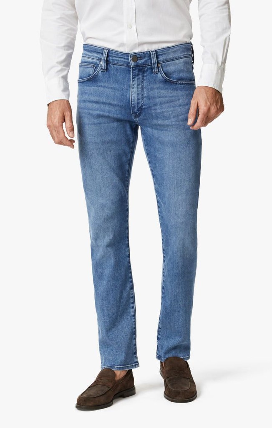 Denim 34 Heritage | Charisma Relaxed Straight Leg Jeans In Light Tonal Urban