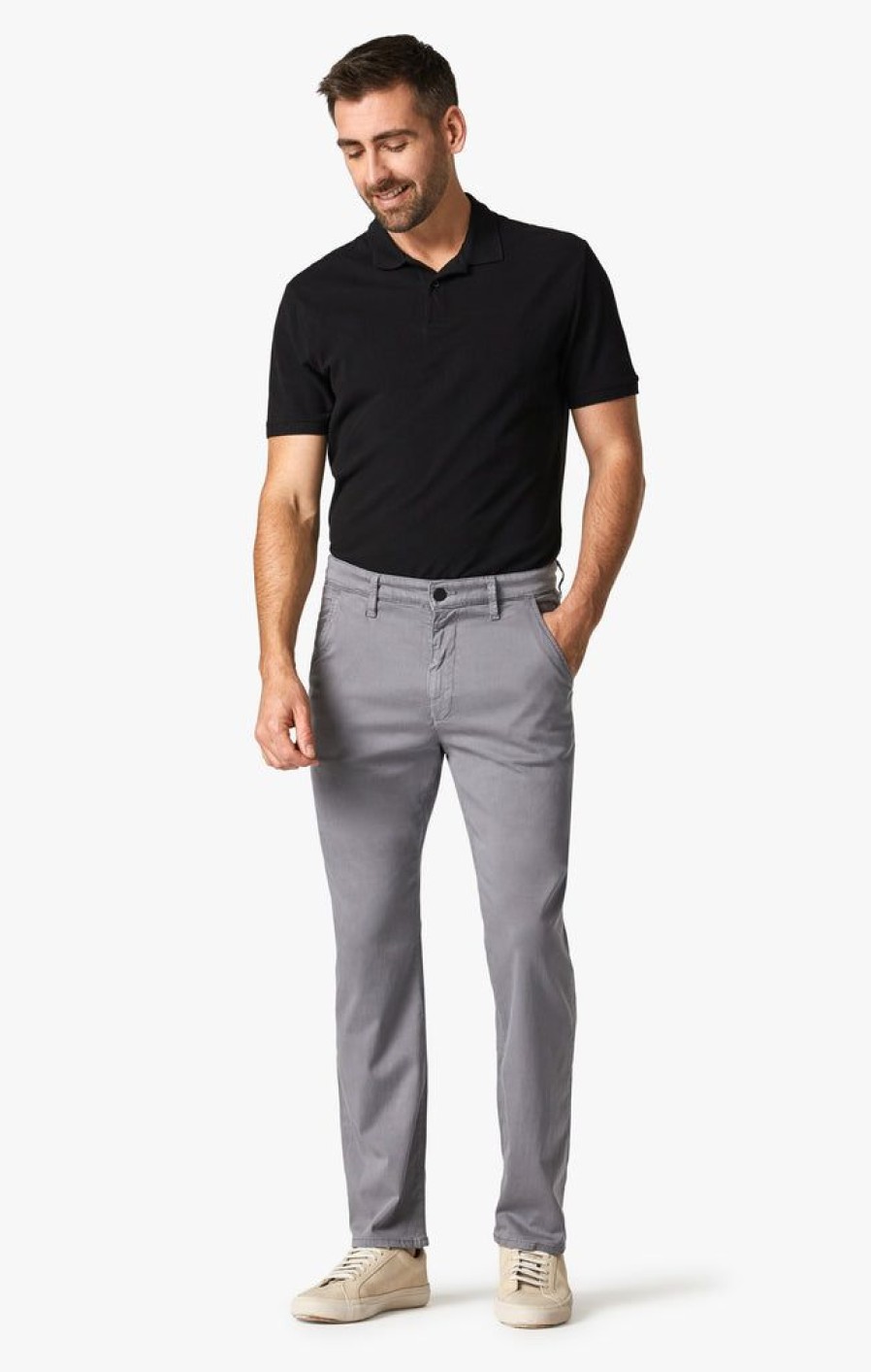 Pants 34 Heritage | Charisma Relaxed Straight Chino Pants In Shark Twill