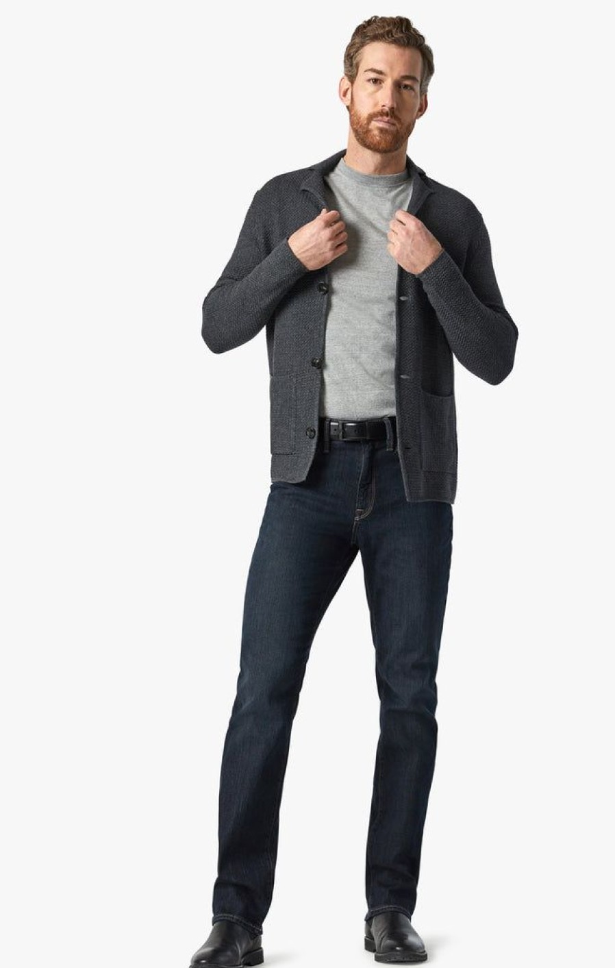 Denim 34 Heritage | Charisma Relaxed Straight Jeans In Dark Comfort