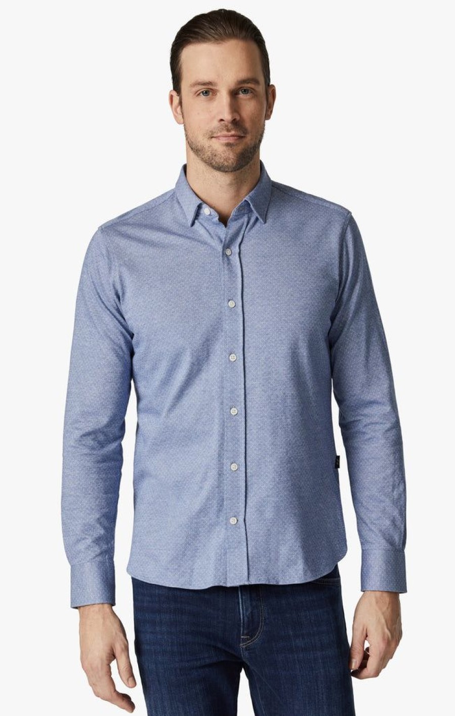 Shirts 34 Heritage | Star Shirt In Indigo