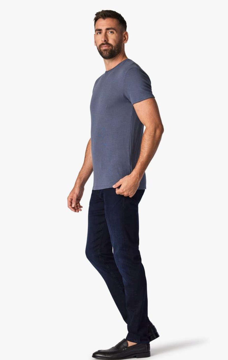 Denim 34 Heritage | Charisma Relaxed Straight Jeans In Ink Urban