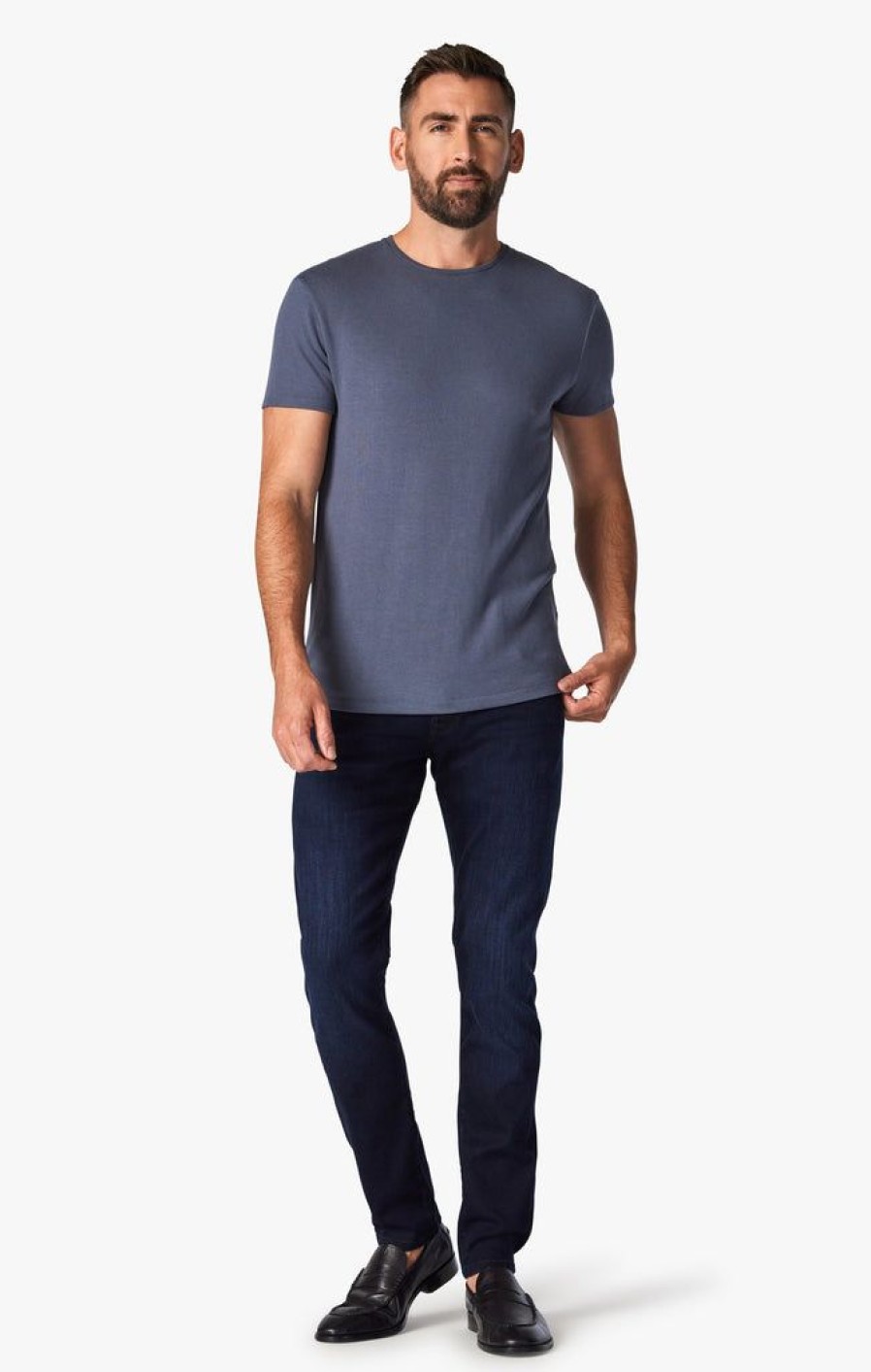 Denim 34 Heritage | Charisma Relaxed Straight Jeans In Ink Urban