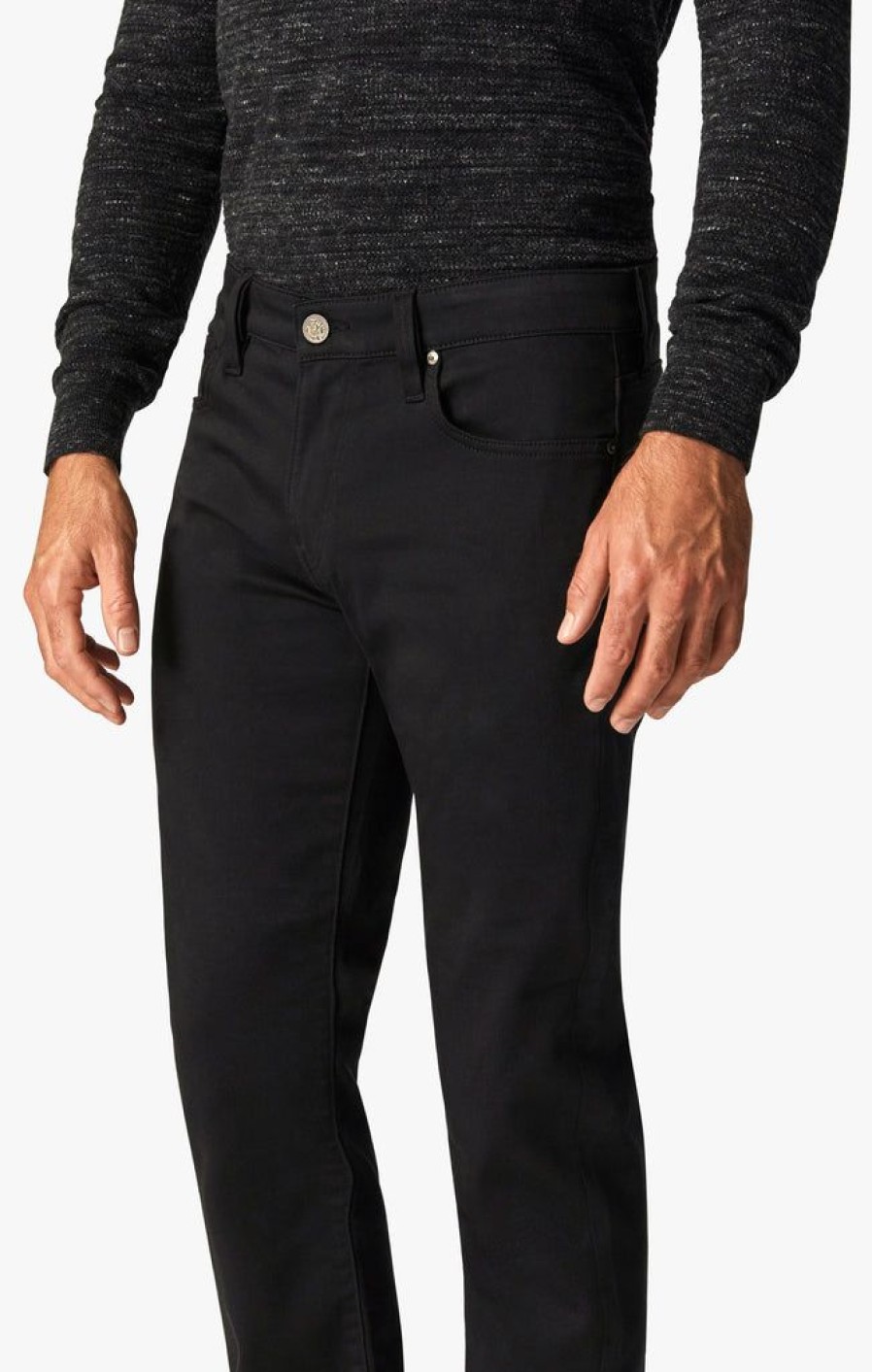 Denim 34 Heritage | Cool Tapered Leg Pants In Select Double Black