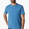 T-Shirts 34 Heritage | Slub Crew Neck T-Shirt In Vallarta Blue