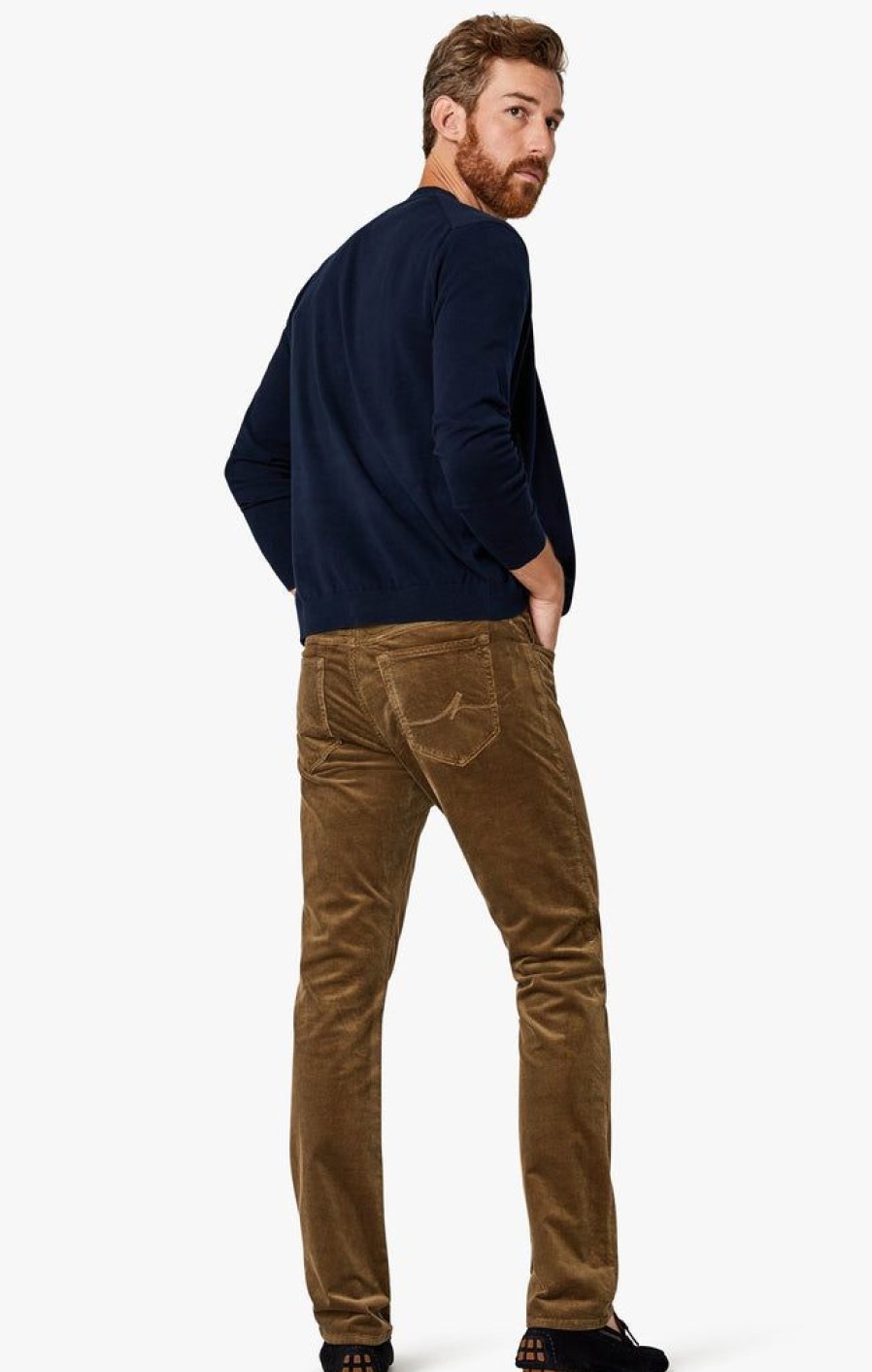 Pants 34 Heritage | Charisma Relaxed Straight Pants In Tobacco Cord