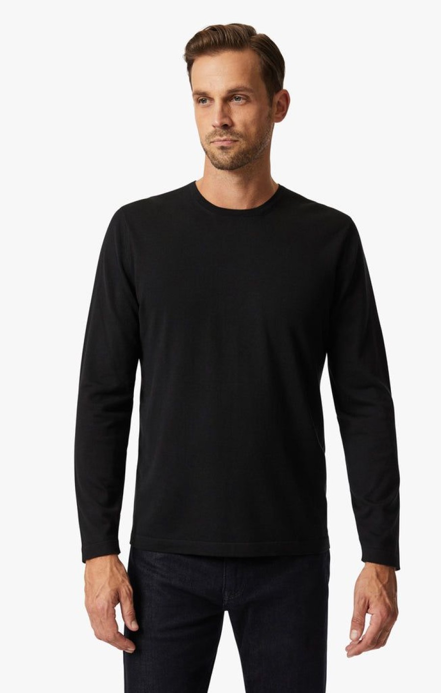 Sweaters 34 Heritage | Crew Neck Sweater In Black