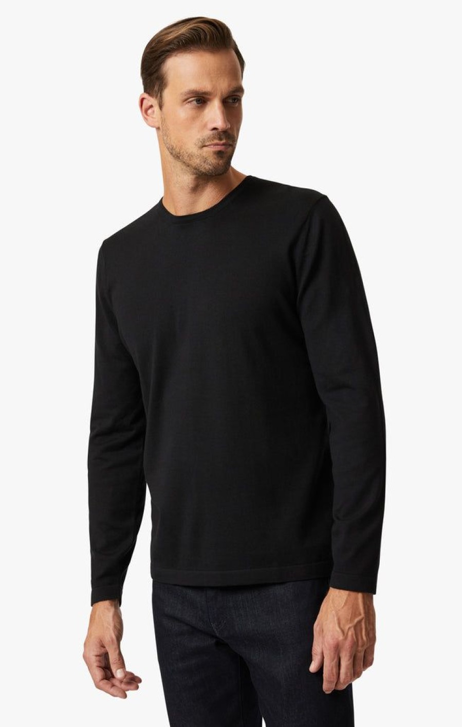 Sweaters 34 Heritage | Crew Neck Sweater In Black