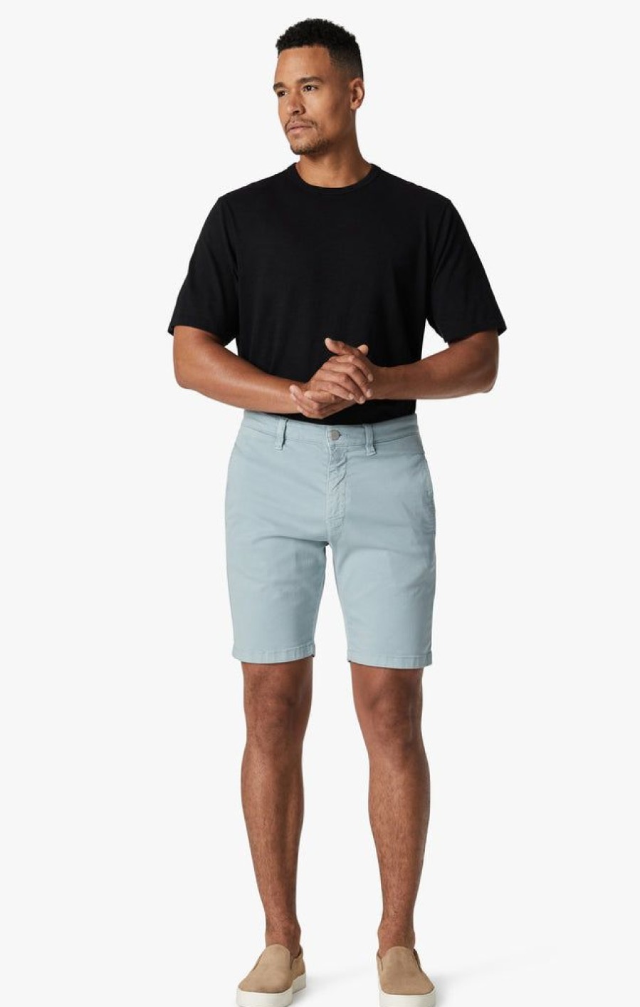 Shorts 34 Heritage | Nevada Shorts In Light Blue Soft Touch