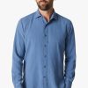 Shirts 34 Heritage | Mini Check Shirt In Indigo