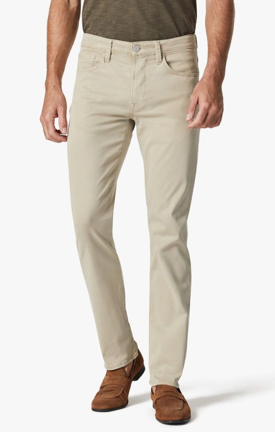 Pants 34 Heritage | Charisma Relaxed Straight Pants In Aluminum Twill