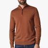 Sweaters 34 Heritage | Quarter Zip Sweater In Tortoise Shell