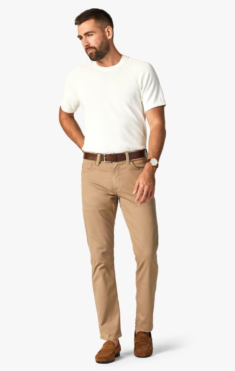 Pants 34 Heritage | Courage Straight Leg Pants In Khaki Summer Coolmax