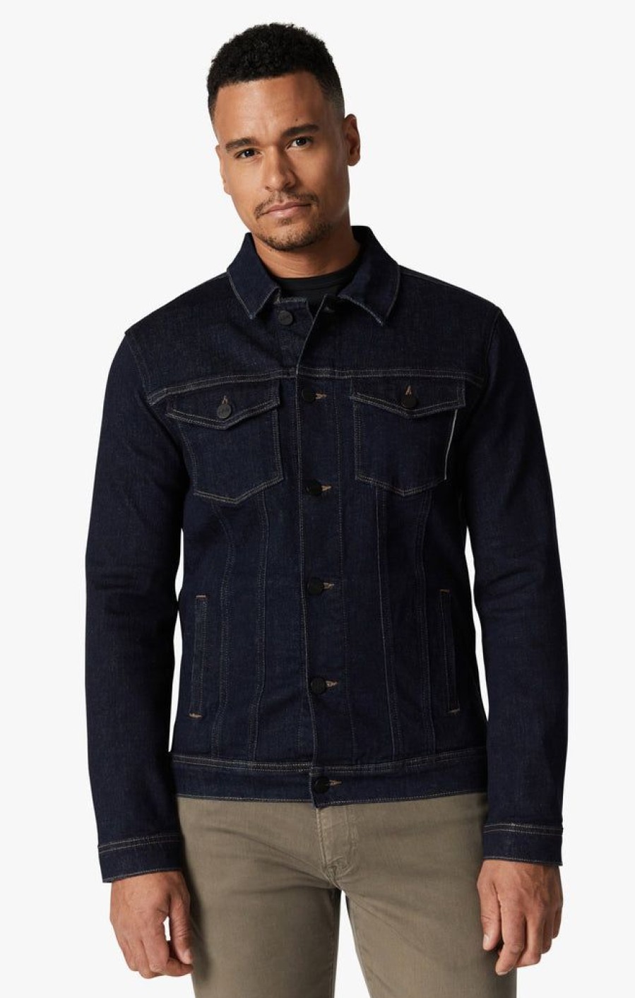 Jackets 34 Heritage | Travis Jacket In Raw Selvedge