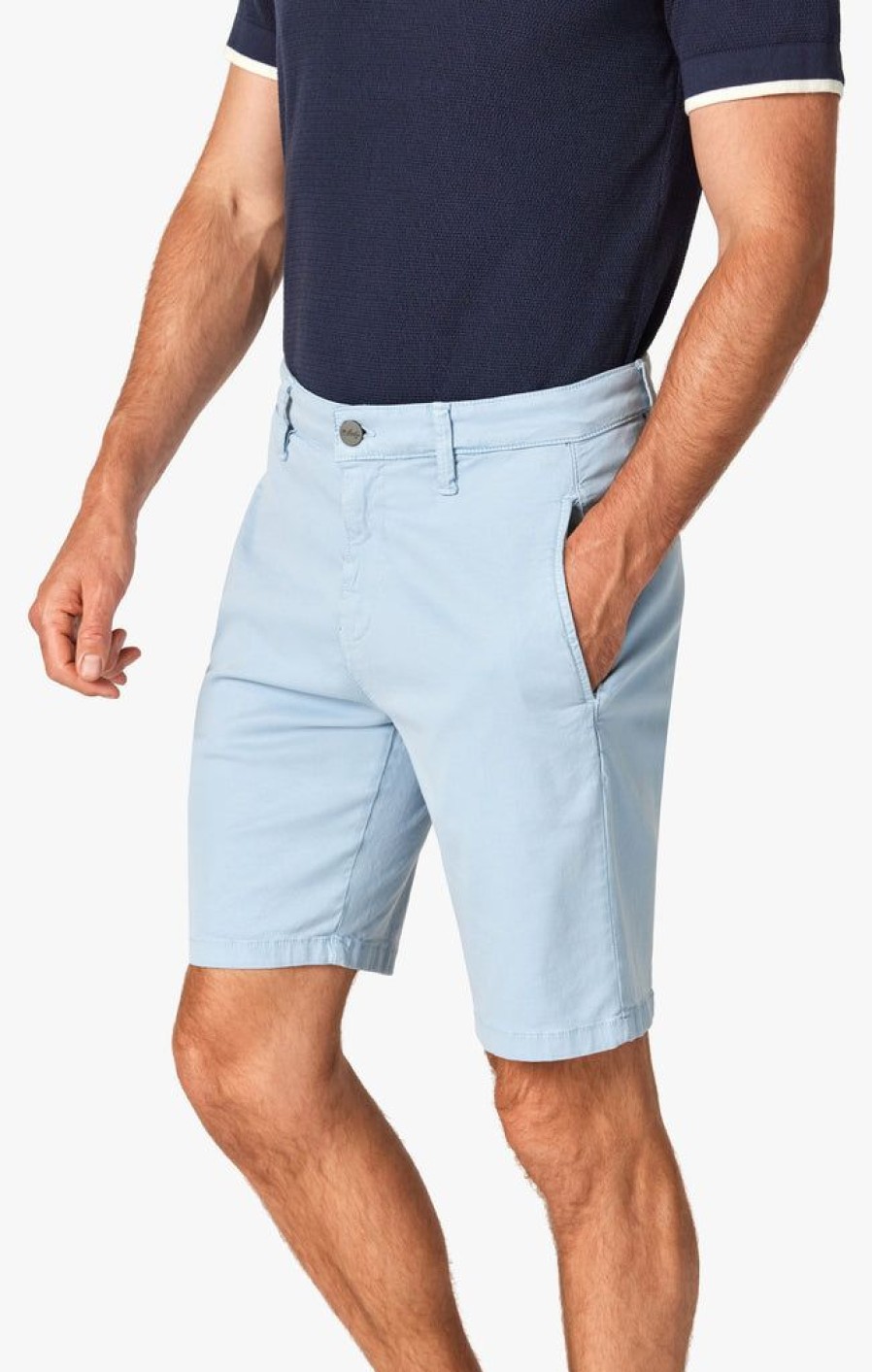 Shorts 34 Heritage | Nevada Shorts In Faded Denim Soft Touch