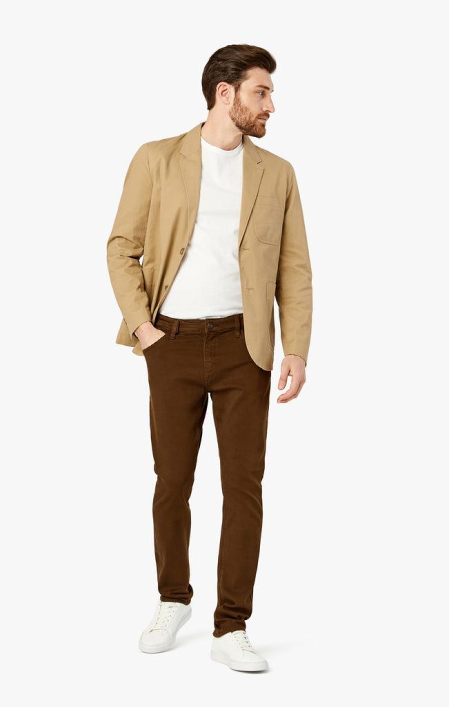 Pants 34 Heritage | Courage Straight Leg In Brown Comfort