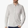 Shirts 34 Heritage | Horizontal Stripe Shirt In Simply Taupe