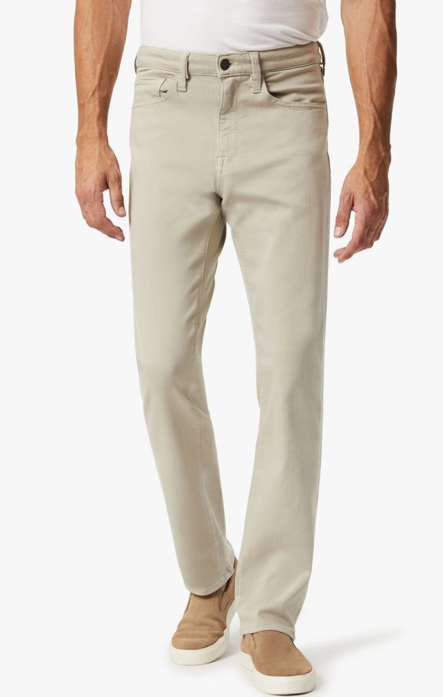 Pants 34 Heritage | Charisma Relaxed Straight Pants In Stone Comfort